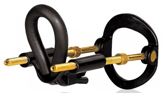 Черный экстендер-растяжитель пениса - Sex Expert - в Шахтах купить с доставкой