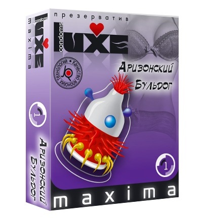 Презерватив LUXE Maxima  Аризонский Бульдог  - 1 шт. - Luxe - купить с доставкой в Шахтах
