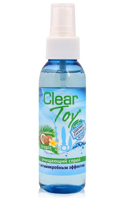Очищающий спрей для игрушек CLEAR TOY Tropic - 100 мл. - Биоритм - купить с доставкой в Шахтах