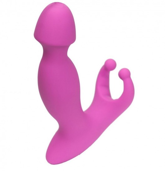 Розовый стимулятор простаты с усиками - 15 см. - 4sexdreaM - в Шахтах купить с доставкой