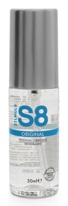 Универсальный лубрикант на водной осноdе S8 Original Lube - 50 мл. - Stimul8 - купить с доставкой в Шахтах
