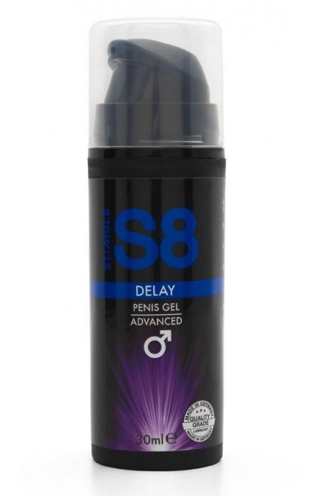 Пролонгирующий гель для мужчин S8 Delay Gel - 30 мл. - Stimul8 - купить с доставкой в Шахтах