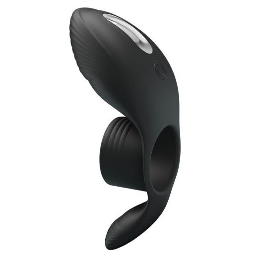 Черное кольцо на пенис с вибрацией Vibration Penis Sleeve - Baile - в Шахтах купить с доставкой