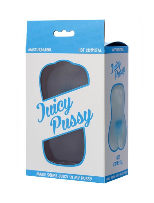Прозрачный реалистичный мастурбатор Juicy Pussy Hot Crystal - ToyFa - в Шахтах купить с доставкой