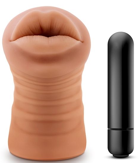 Кофейный мастурбатор-ротик Isabella - Blush Novelties - в Шахтах купить с доставкой