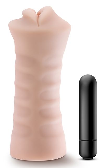 Телесный мастурбатор-ротик Angie - Blush Novelties - в Шахтах купить с доставкой