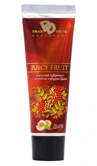 Интимный съедобный лубрикант JUICY FRUIT с ароматом дыни - 30 мл. - БиоМед - купить с доставкой в Шахтах