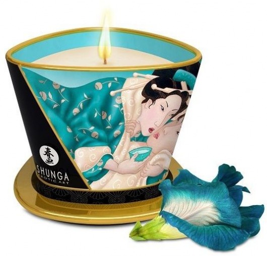 Массажная свеча Island Blossoms - 170 мл. - Shunga - купить с доставкой в Шахтах