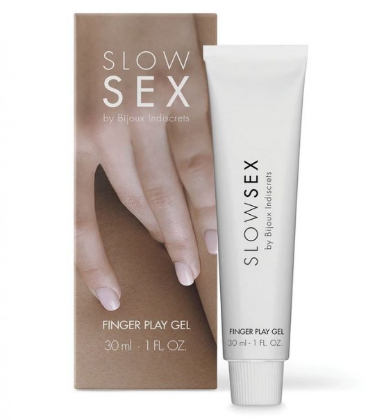 Гель для мастурбации с ароматом кокоса Slow Sex Finger Play Gel - 30 мл. - Bijoux Indiscrets - купить с доставкой в Шахтах