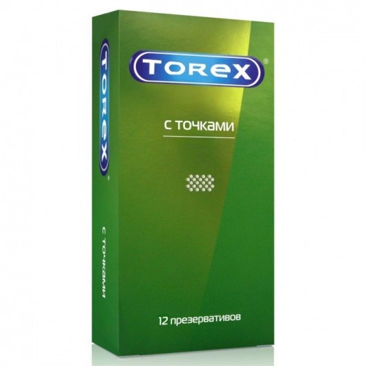 Текстурированные презервативы Torex  С точками  - 12 шт. - Torex - купить с доставкой в Шахтах