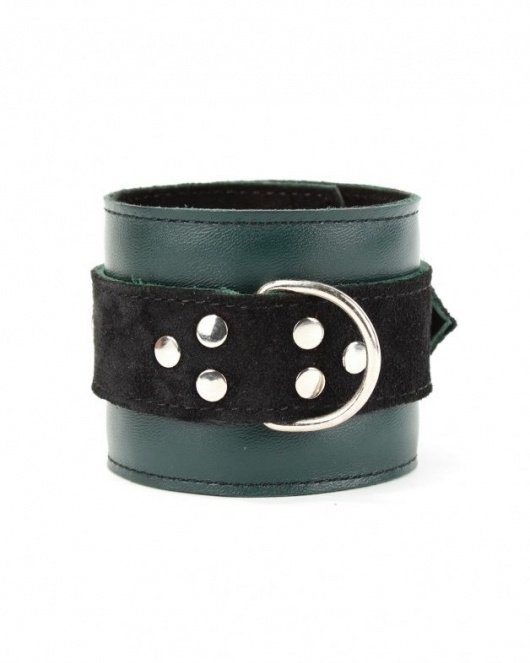 Изумрудные наручники Ladys Arsenal на карабинах - БДСМ Арсенал - купить с доставкой в Шахтах