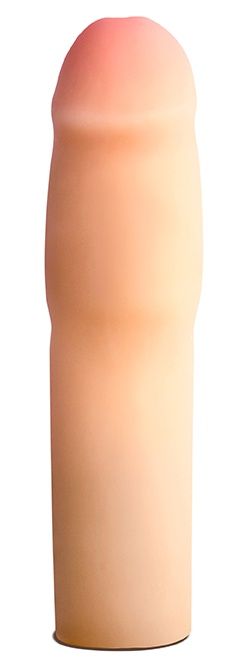 Телесная насадка-удлинитель на пенис PERFORMANCE 1.5INCH COCK XTENDER - 16 см. - Blush Novelties - в Шахтах купить с доставкой