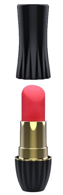 Клиторальный стимулятор-помада LIPSTICK - 9,3 см. - Dream Toys - купить с доставкой в Шахтах