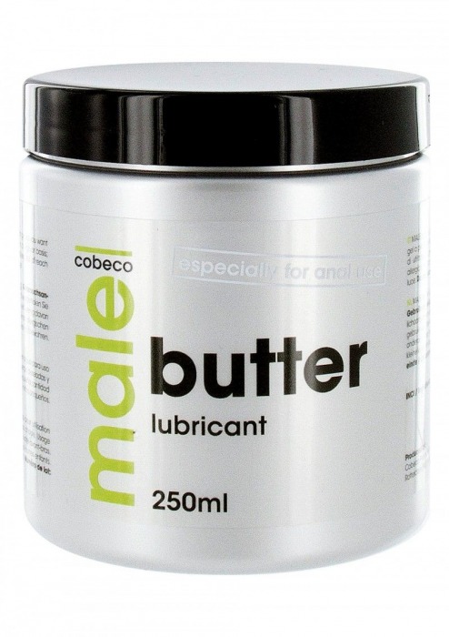 Анальный лубрикант MALE Cobeco Butter Lubricant - 250 мл. - Cobeco - купить с доставкой в Шахтах
