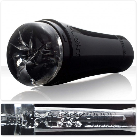 Черный мастурбатор-анус Fleshlight - Flight Pilot - Fleshlight - в Шахтах купить с доставкой
