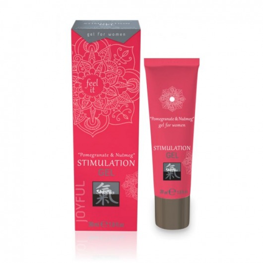 Возбуждающий интимный гель для двоих STIMULATION GEL Pomegranate   Nutmeg - 30 мл. - Shiatsu - купить с доставкой в Шахтах