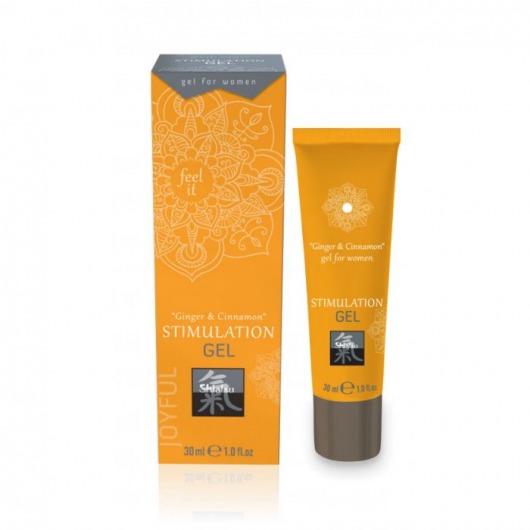 Возбуждающий интимный гель STIMULATION GEL Ginger   Cinnamon - 30 мл. - Shiatsu - купить с доставкой в Шахтах