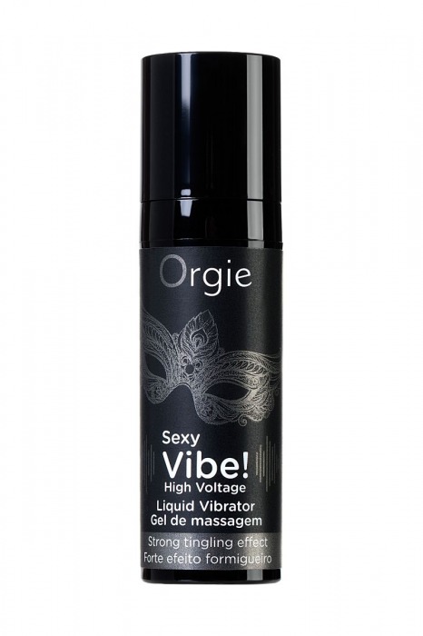 Гель для массажа ORGIE Sexy Vibe High Voltage с эффектом вибрации - 15 мл. - ORGIE - купить с доставкой в Шахтах