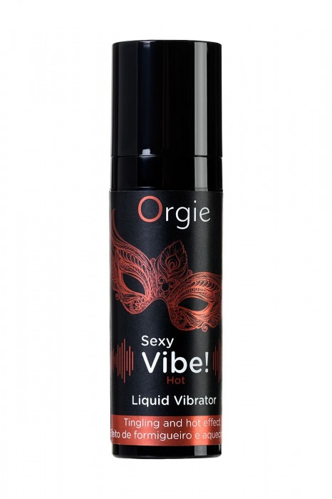Разогревающий гель для массажа ORGIE Sexy Vibe Hot с эффектом вибрации - 15 мл. - ORGIE - купить с доставкой в Шахтах