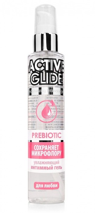 Увлажняющий интимный гель Active Glide Prebiotic - 100 гр. - Биоритм - купить с доставкой в Шахтах
