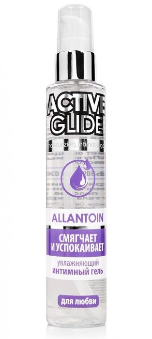 Увлажняющий интимный гель Active Glide Allantoin - 100 гр. - Биоритм - купить с доставкой в Шахтах