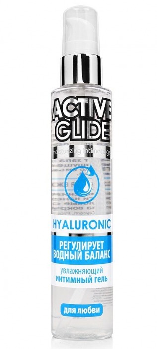 Увлажняющий интимный гель Active Glide Hyaluronic - 100 гр. - Биоритм - купить с доставкой в Шахтах