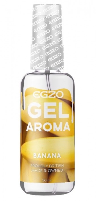 Интимный лубрикант EGZO AROMA с ароматом банана - 50 мл. - EGZO - купить с доставкой в Шахтах