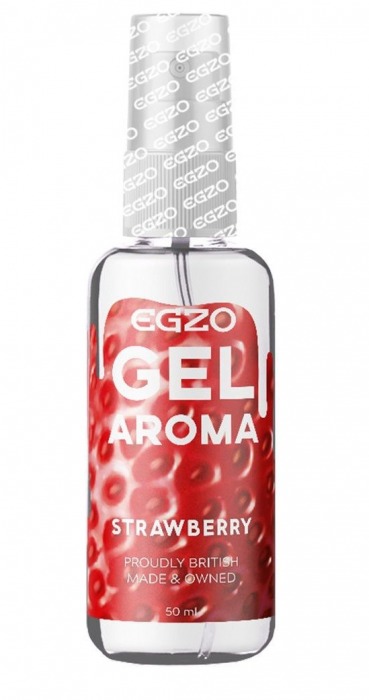 Интимный лубрикант EGZO AROMA с ароматом клубники - 50 мл. - EGZO - купить с доставкой в Шахтах
