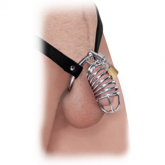 Кольцо верности Extreme Chastity Belt с фиксацией головки - Pipedream - купить с доставкой в Шахтах