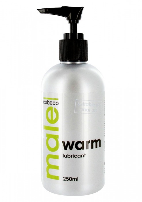 Лубрикант с согревающим эффектом MALE Cobeco Warm Lubricant - 250 мл. - Cobeco - купить с доставкой в Шахтах