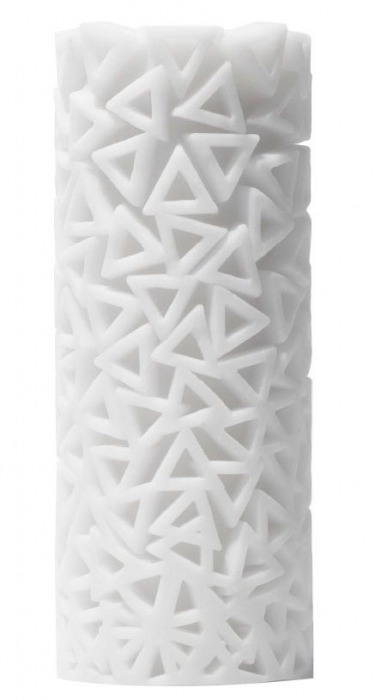Белый 3D мастурбатор PILE - Tenga - в Шахтах купить с доставкой