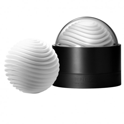 Белый мастурбатор Tenga Geo Aqua - Tenga - в Шахтах купить с доставкой