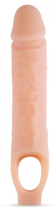 Телесный реалистичный фаллоудлинитель 10 Inch Silicone Cock Sheath Penis Extender - 25,4 см. - Blush Novelties - в Шахтах купить с доставкой