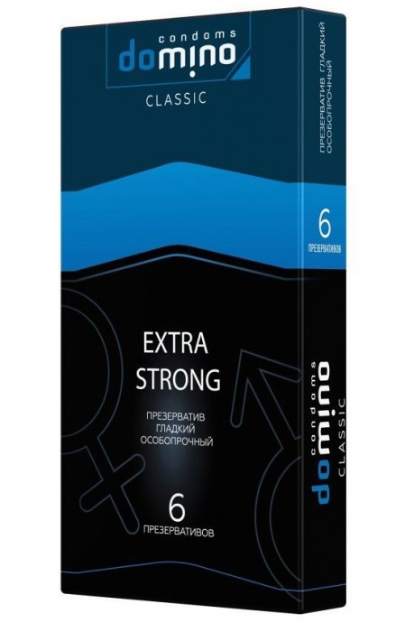 Суперпрочные презервативы DOMINO Extra Strong - 6 шт. - Domino - купить с доставкой в Шахтах