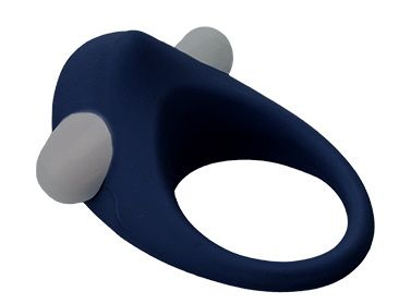 Гладкое синее эрекционное виброкольцо STIMU RING - Dream Toys - в Шахтах купить с доставкой