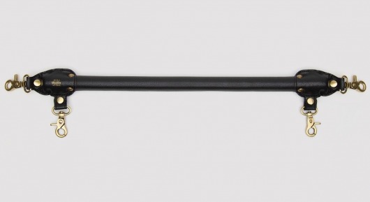 Черная распорка для ног Bound to You Faux Leather Spreader Bar - 50,8 см. - Fifty Shades of Grey - купить с доставкой в Шахтах