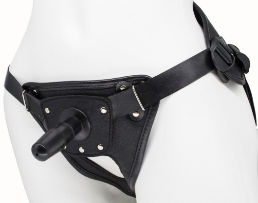 Черный пояс для насадок BEST CLASS STRAP - LOVETOY (А-Полимер) - купить с доставкой в Шахтах