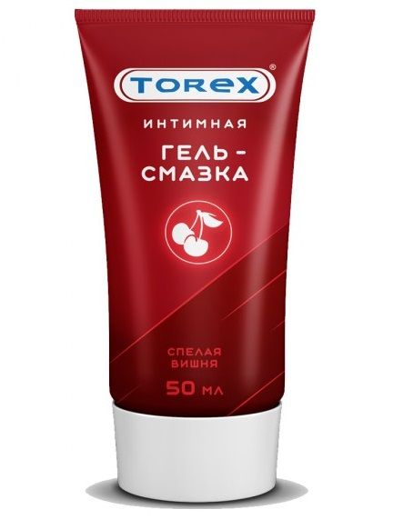 Смазка на водной основе TOREX  Спелая вишня  - 50 мл. - Torex - купить с доставкой в Шахтах