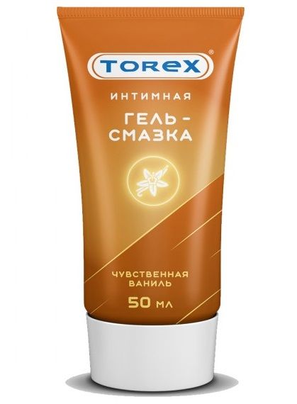 Смазка на водной основе TOREX  Чувственная ваниль  - 50 мл. - Torex - купить с доставкой в Шахтах