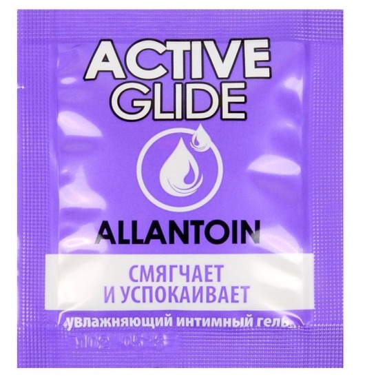 Лубрикант на водной основе Active Glide с аллантоином - 3 гр. - Биоритм - купить с доставкой в Шахтах