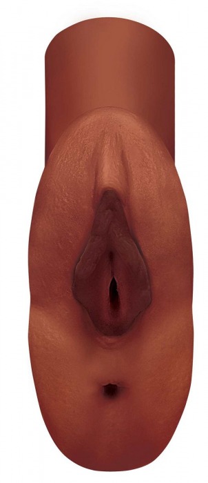 Коричневый мастурбатор Perfect Pussy Double Stroker - Pipedream - в Шахтах купить с доставкой