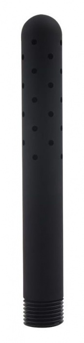 Черная насадка для анального душа ANAL DOUCHE - 15 см. - Dream Toys - купить с доставкой в Шахтах