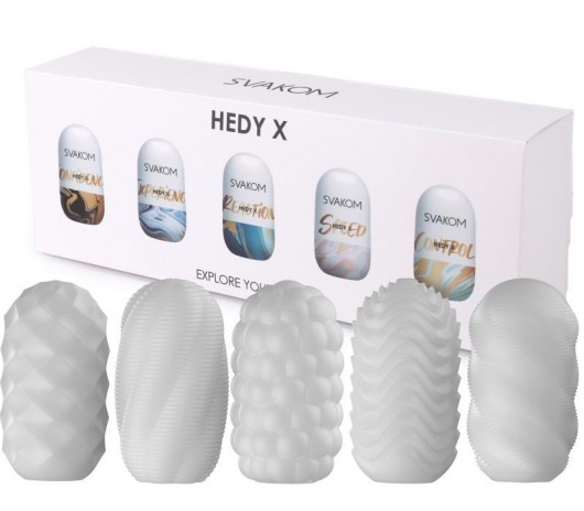 Набор из 5 мастурбаторов Hedy X5 Mixed - Svakom - в Шахтах купить с доставкой