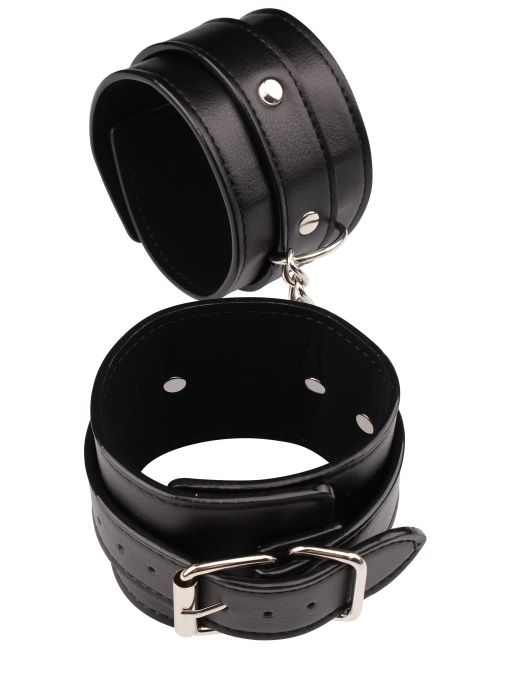 Черные оковы Classic Ankle Cuffs - Chisa - купить с доставкой в Шахтах