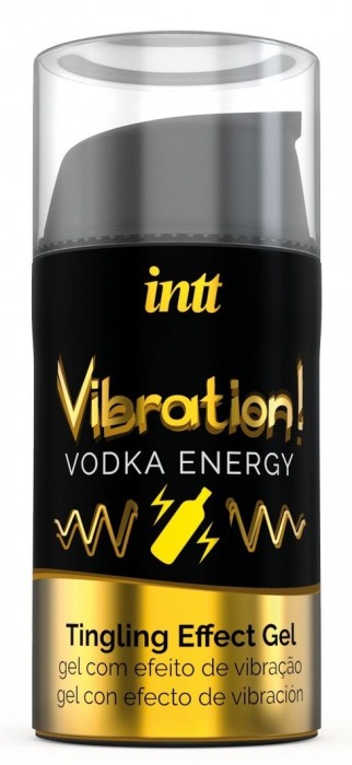 Жидкий интимный гель с эффектом вибрации Vibration! Vodka Energy - 15 мл. - INTT - купить с доставкой в Шахтах