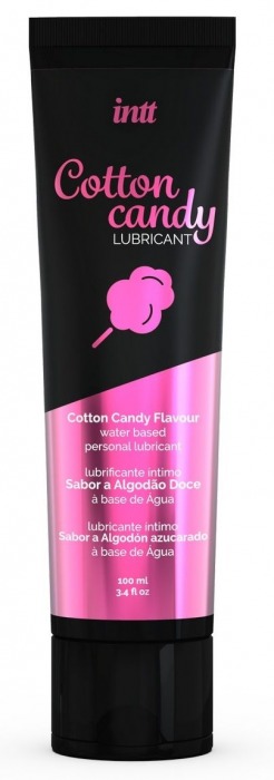 Интимный гель на водной основе Cotton Candy Lubricant - 100 мл. - INTT - купить с доставкой в Шахтах