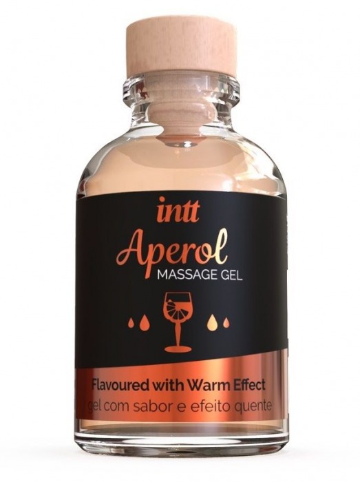 Массажный гель с согревающим эффектом Aperol - 30 мл. - INTT - купить с доставкой в Шахтах