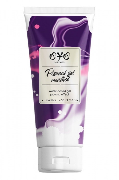 Интимная смазка на водной основе с пролонгирующим эффектом OYO Personal Gel Menthol - 50 мл. - OYO - купить с доставкой в Шахтах