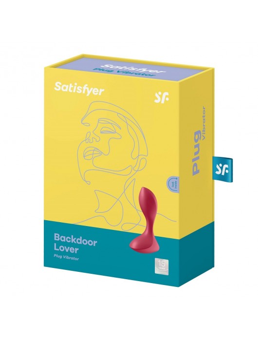 Красный вибромассажёр простаты Satisfyer Backdoor Lover - 14 см. - Satisfyer - в Шахтах купить с доставкой