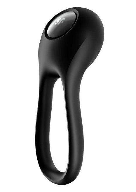 Черное эрекционное виброкольцо Majestic Duo - Satisfyer - в Шахтах купить с доставкой
